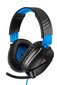 Austiņas Turtle Beach headset Recon 70P, melnas/zilas cena un informācija | Austiņas | 220.lv