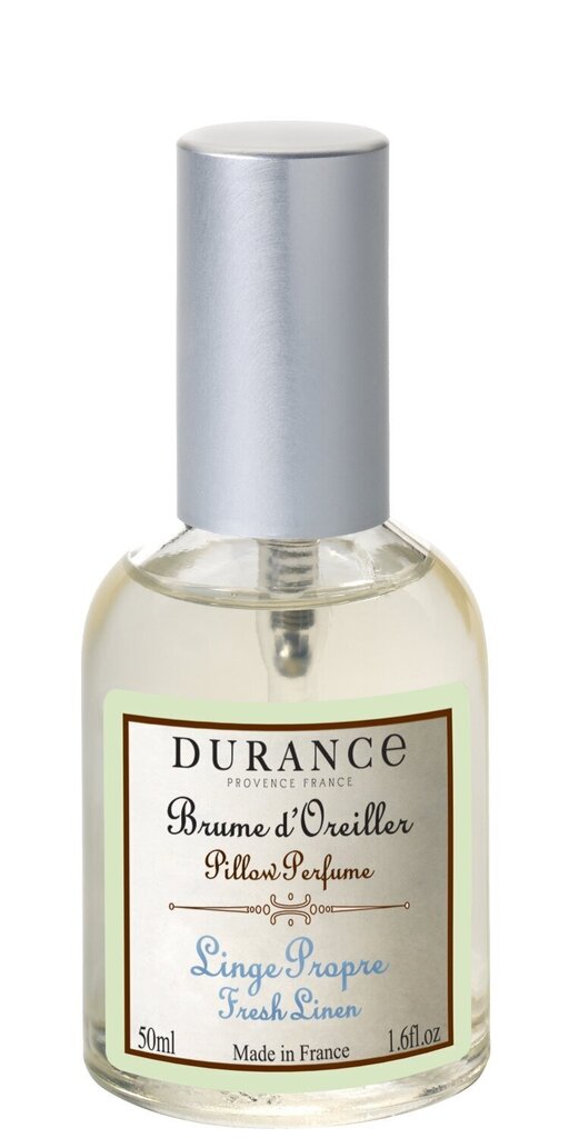 Gultas veļas smaržas Durance Fresh Linen, 50 ml cena un informācija | Mājas aromāti | 220.lv