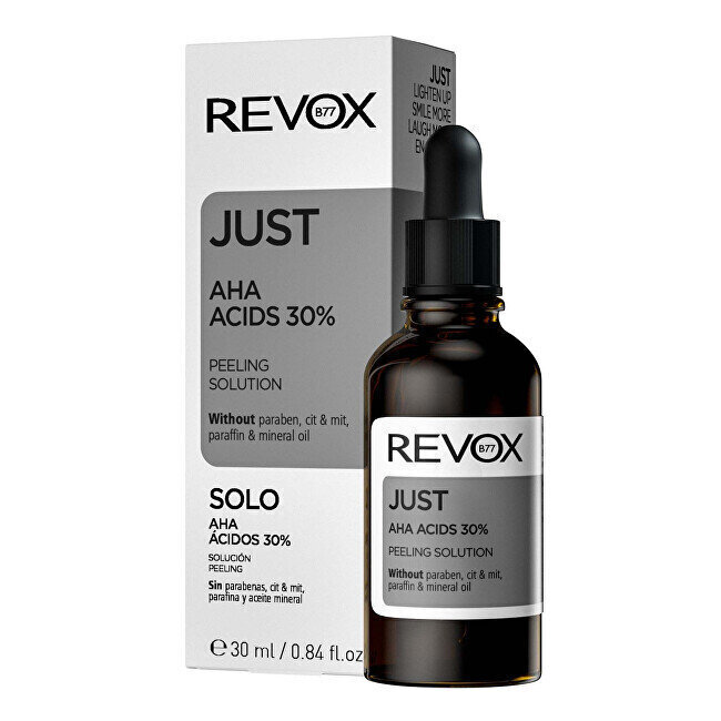 Skābais sejas pīlings Revox Just AHA Acids 30%, 30 ml цена и информация | Sejas ādas kopšana | 220.lv