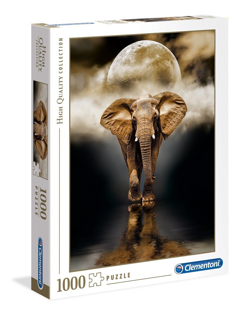 Puzle Clementoni High Quality Dramblys/Elephant, 1000 d. цена и информация | Puzles, 3D puzles | 220.lv