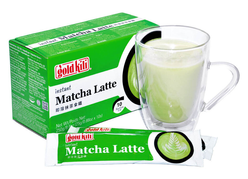 MATCHA LATTE, Gatavs Zaļās tējas piena dzēriens, Gold Kili, 10x25g cena un informācija | Tēja | 220.lv