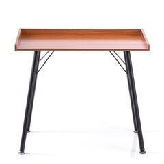 Письменный стол Homede Fey, коричневый/черный цена и информация | Компьютерные, письменные столы | 220.lv