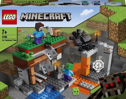 21166 LEGO® Minecraft Заброшенная шахта цена и информация | Конструкторы и кубики | 220.lv