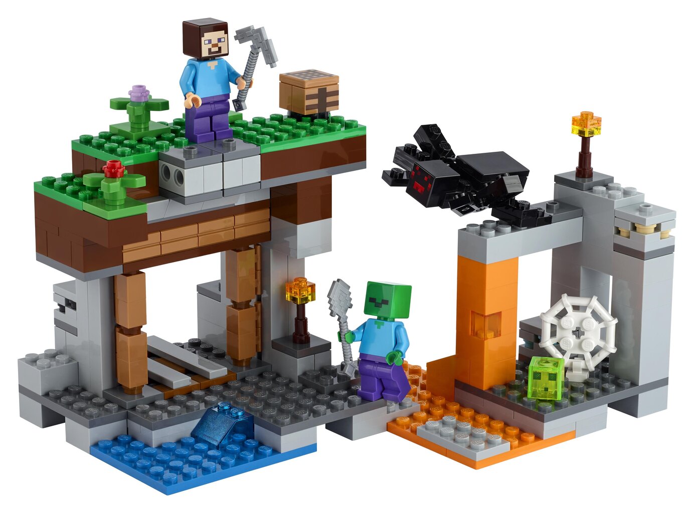 21166 LEGO® Minecraft Pamesta raktuve цена и информация | Konstruktori | 220.lv