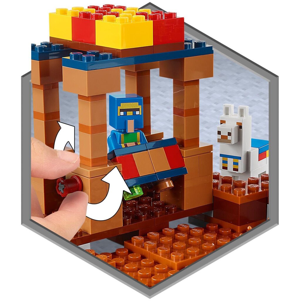 21167 LEGO® Minecraft Tirdzniecības vieta cena un informācija | Konstruktori | 220.lv