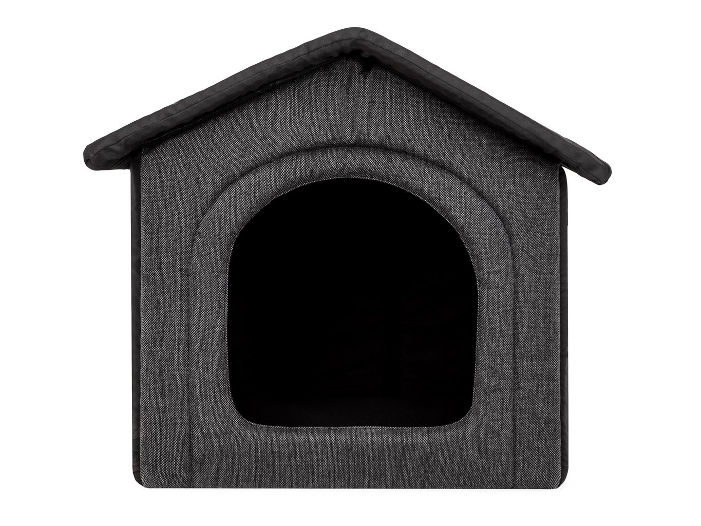 Guļvieta-būda Hobbydog Inari Grey Black, 38x32 cm цена и информация | Suņu gultas, spilveni, būdas | 220.lv