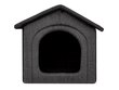 Guļvieta-būda Hobbydog Inari Grey Black, 38x32 cm цена и информация | Suņu gultas, spilveni, būdas | 220.lv