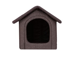 Guļvieta-būda Hobbydog Inari Brown Eco, 38x32 cm cena un informācija | Suņu gultas, spilveni, būdas | 220.lv