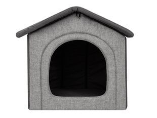 Guļvieta-būda Hobbydog Inari Grey, 44x38 cm cena un informācija | Suņu gultas, spilveni, būdas | 220.lv