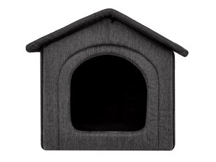 Лежак-конура Hobbydog Inari Grey Black, 52x46 см цена и информация | Лежаки, домики | 220.lv