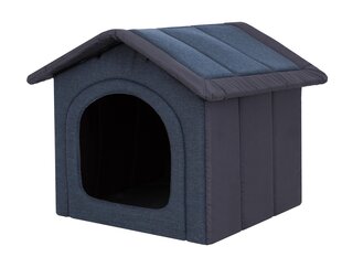 Guļvieta-būda Hobbydog Inari Dark Blue, 52x46 cm cena un informācija | Suņu gultas, spilveni, būdas | 220.lv