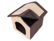 Guļvieta-būda Hobbydog Inari Beige Brown, 60x55 cm цена и информация | Suņu gultas, spilveni, būdas | 220.lv