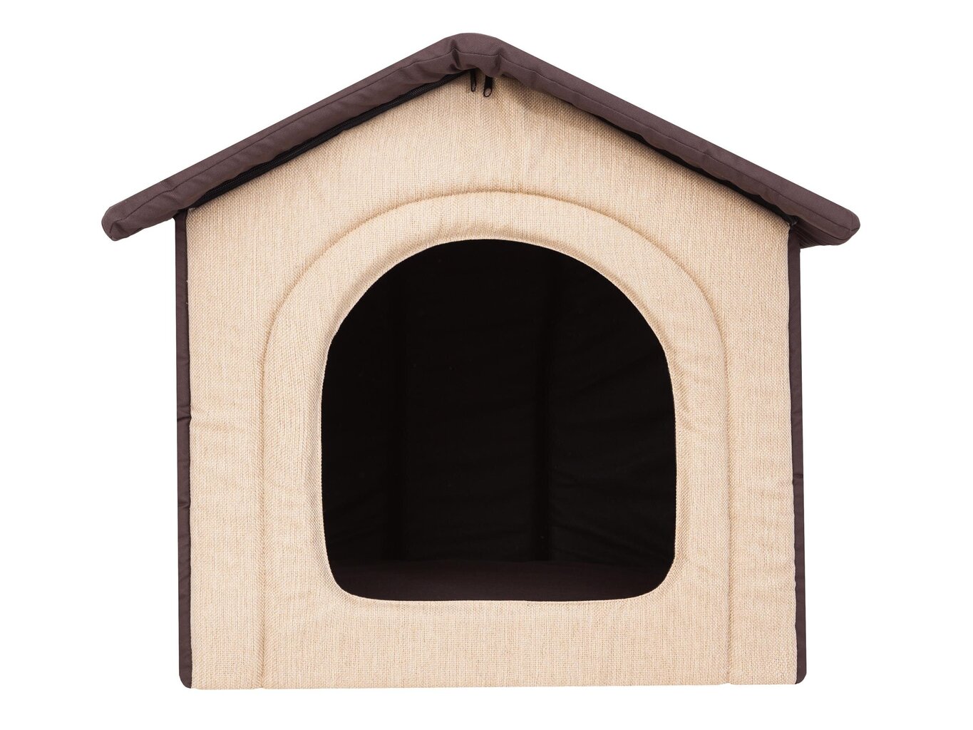 Guļvieta-būda Hobbydog Inari Beige Brown, 60x55 cm cena un informācija | Suņu gultas, spilveni, būdas | 220.lv