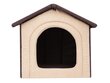 Guļvieta-būda Hobbydog Inari Beige Brown, 60x55 cm цена и информация | Suņu gultas, spilveni, būdas | 220.lv