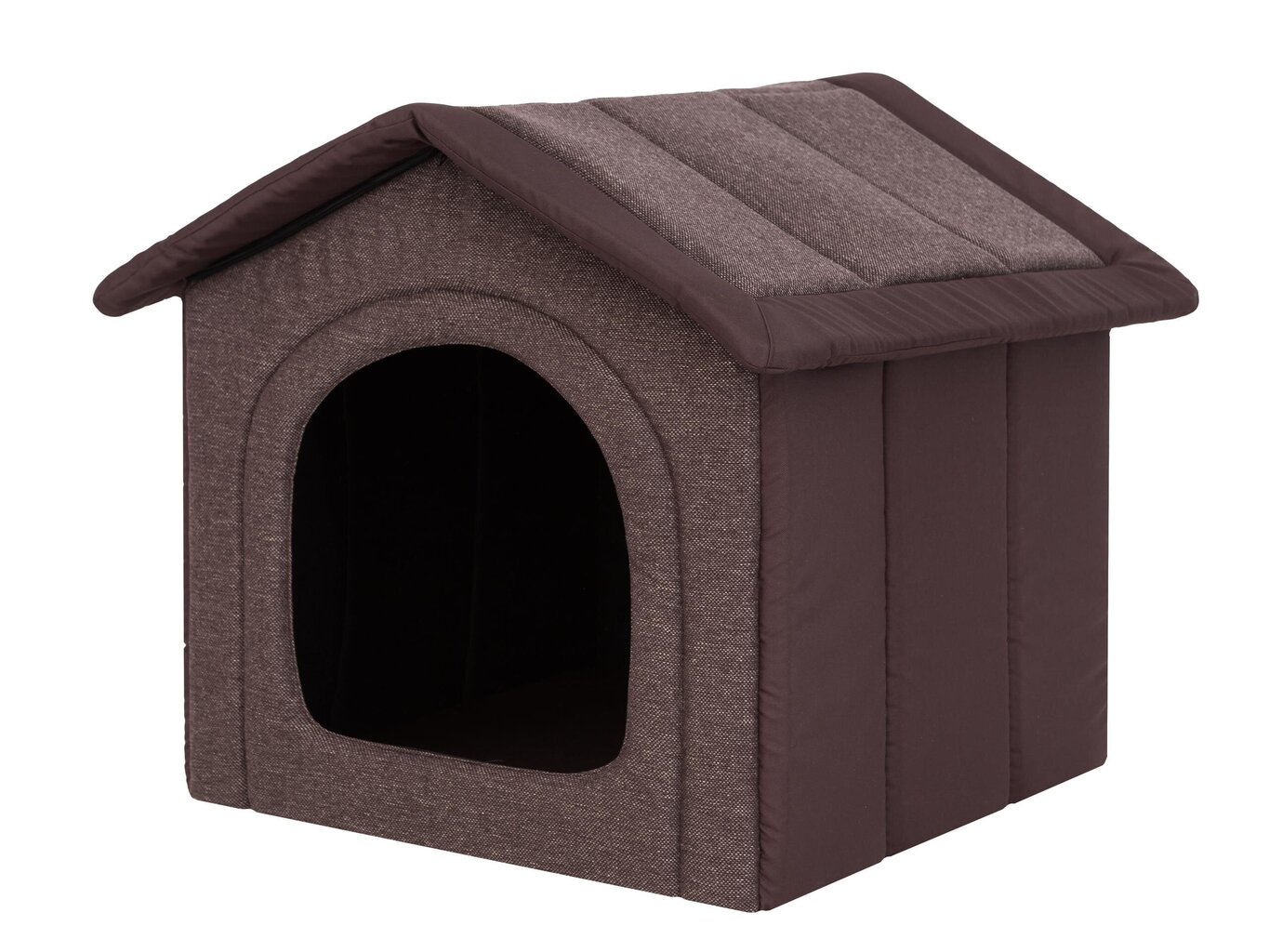 Guļvieta-būda Hobbydog Inari Dark Brown, 70x60 cm cena un informācija | Suņu gultas, spilveni, būdas | 220.lv