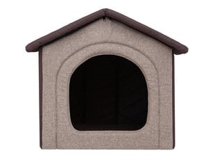 Guļvieta-būda Hobbydog Inari Cappuccino Brown, 70x60 cm cena un informācija | Suņu gultas, spilveni, būdas | 220.lv