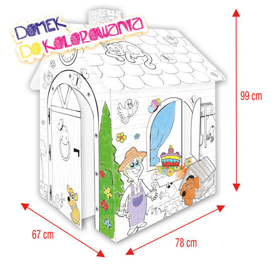 Papīra māja Mochtoys cena un informācija | Bērnu rotaļu laukumi, mājiņas | 220.lv