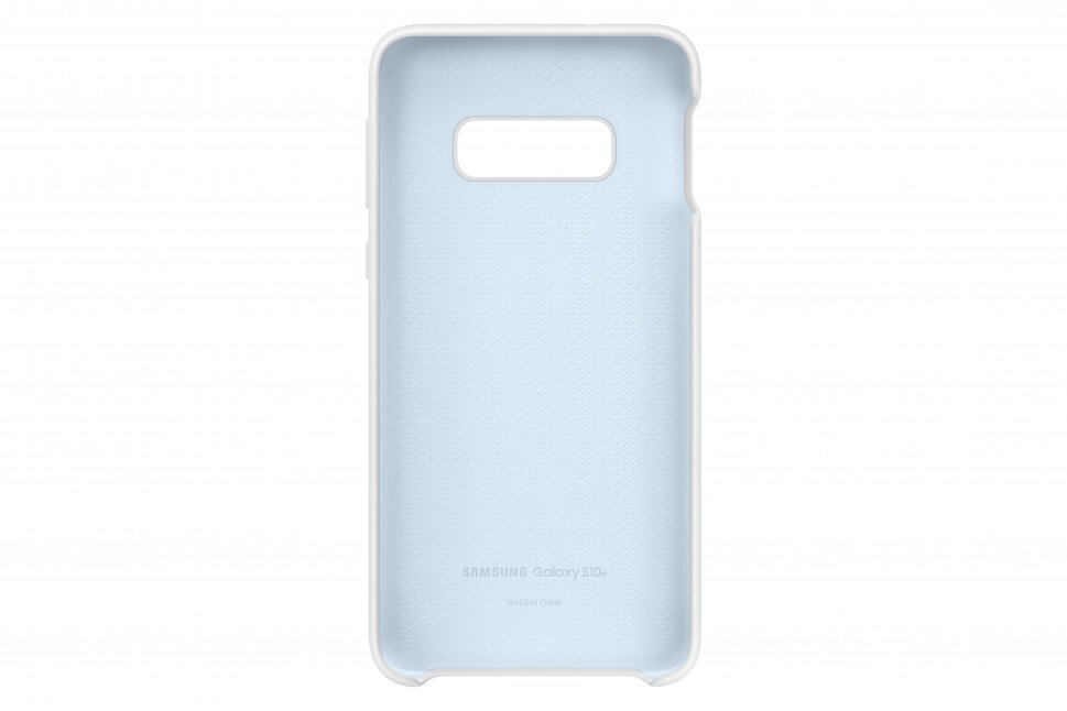 Maciņš aizmugurējais Samsung       Galaxy S10e Silicone Cover EF-PG970TWEGWW    White cena un informācija | Telefonu vāciņi, maciņi | 220.lv