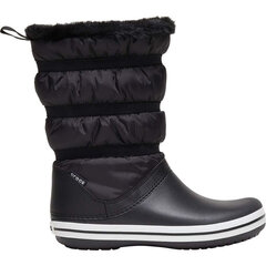 Сапоги женские Crocs™ Crocband Boot Women's, черные цена и информация | Женские сапоги | 220.lv
