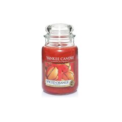 YANKEE CANDLE_Large Jar liela aromātiska svece Spiced Orange 623g cena un informācija | Sveces un svečturi | 220.lv