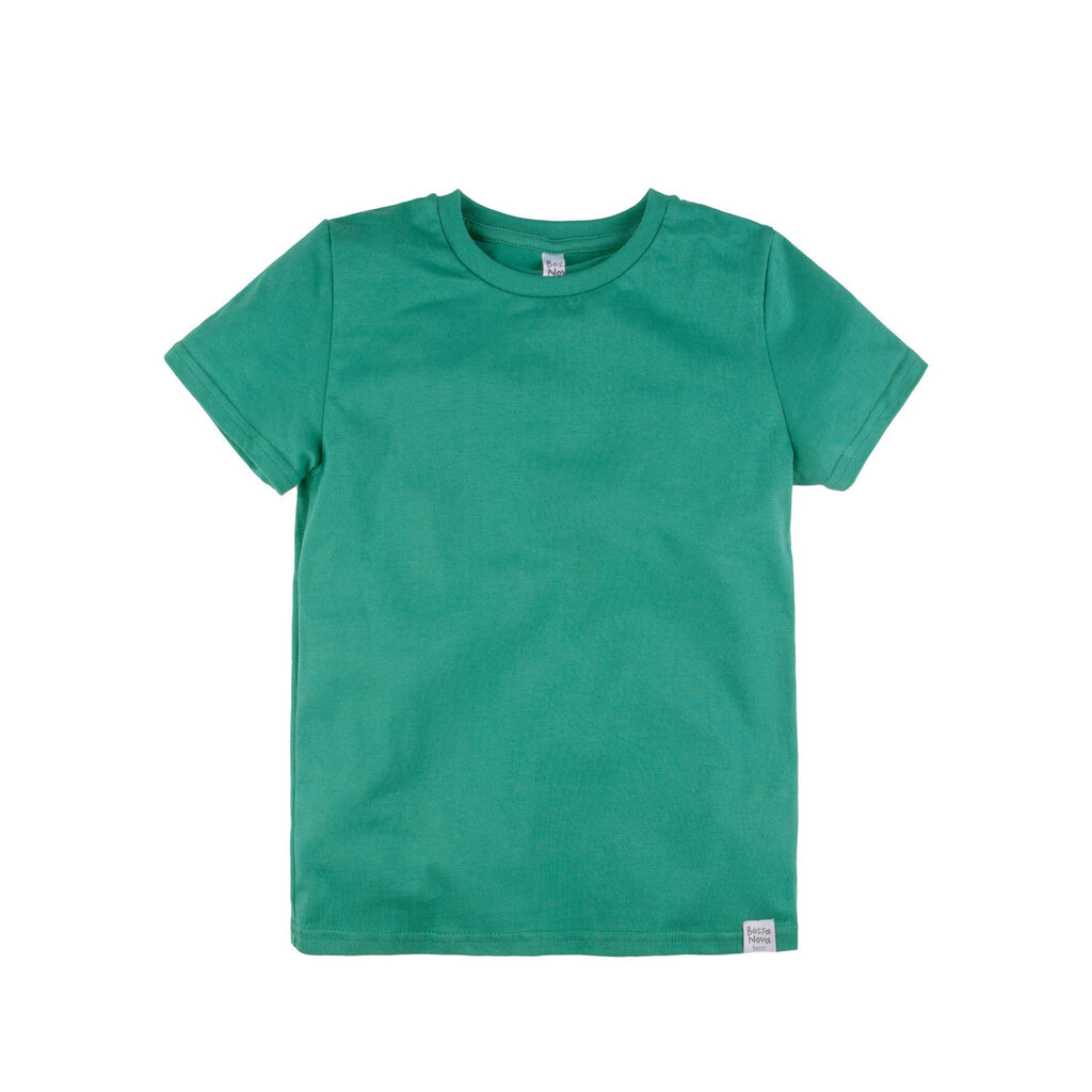T-krekls Basic zēnam, zaļš cena un informācija | Zēnu krekli | 220.lv