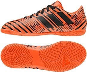 Бутсы футбольные Adidas Nemeziz 17.4 IN Jr S82467, 43941 цена и информация | Футбольные бутсы Adidas Nemeziz 19.4 In J, зеленые | 220.lv