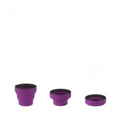 Складная кружка Lifeventure Flexi Mug, фиолетовая цена и информация | Другой туристический инвентарь | 220.lv