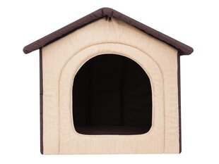 Guļvieta-būda Hobbydog Inari Beige Brown, 38x32 cm cena un informācija | Suņu gultas, spilveni, būdas | 220.lv