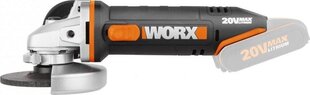 Leņķa slīpmašīna Worx WX800.9 cena un informācija | Slīpmašīnas | 220.lv