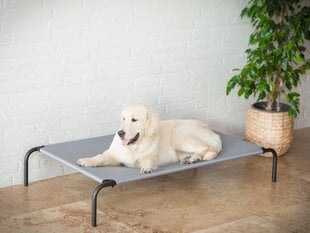 Hobbydog лежак Iron Grey L, 80x42x15 см цена и информация | Лежаки, домики | 220.lv