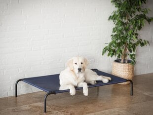 Hobbydog лежак Iron Dark Blue L, 80x42x15 см цена и информация | Лежаки, домики | 220.lv