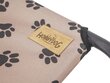 Hobbydog guļvieta Iron Beige Paws L, 80x42x15 cm цена и информация | Suņu gultas, spilveni, būdas | 220.lv