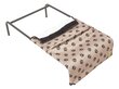 Hobbydog guļvieta Iron Beige Paws L, 80x42x15 cm цена и информация | Suņu gultas, spilveni, būdas | 220.lv