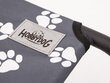 Hobbydog guļvieta Iron Dark Grey Paws XXL, 120x68x20 cm цена и информация | Suņu gultas, spilveni, būdas | 220.lv