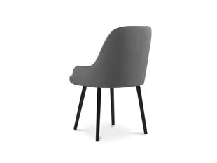 Krēsls Interieurs86 Hugo 85, tumši pelēks cena un informācija | Virtuves un ēdamistabas krēsli | 220.lv