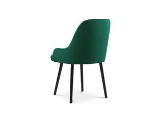 Krēsls Interieurs86 Hugo 85, tumši zaļš cena un informācija | Virtuves un ēdamistabas krēsli | 220.lv