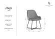Krēsls Interieurs86 Hugo 82, zaļš цена и информация | Virtuves un ēdamistabas krēsli | 220.lv