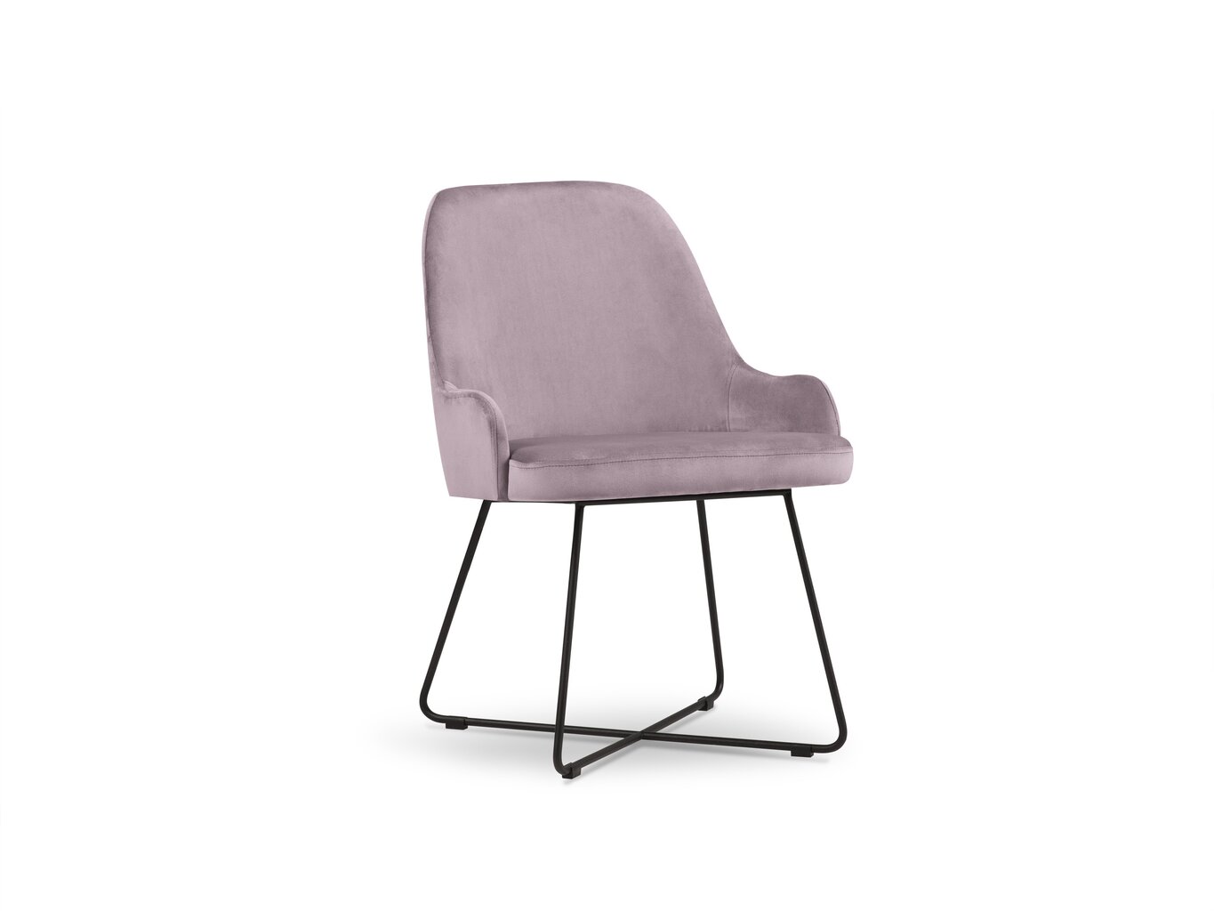 Krēsls Interieurs86 Hugo 82, gaiši violets цена и информация | Virtuves un ēdamistabas krēsli | 220.lv