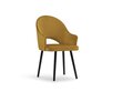 Krēsls Interieurs86 Proust 89, dzeltens cena un informācija | Virtuves un ēdamistabas krēsli | 220.lv