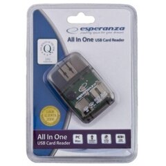 Karšu lasītājs Esperanza EA132 All In One cena un informācija | Adapteri un USB centrmezgli | 220.lv