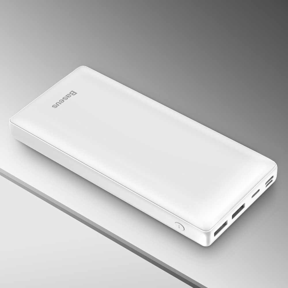 Baseus Mini JA Portatīva Baterija Ierīču Uzlādei 30000 mAh Balta cena un informācija | Lādētāji-akumulatori (Power bank) | 220.lv