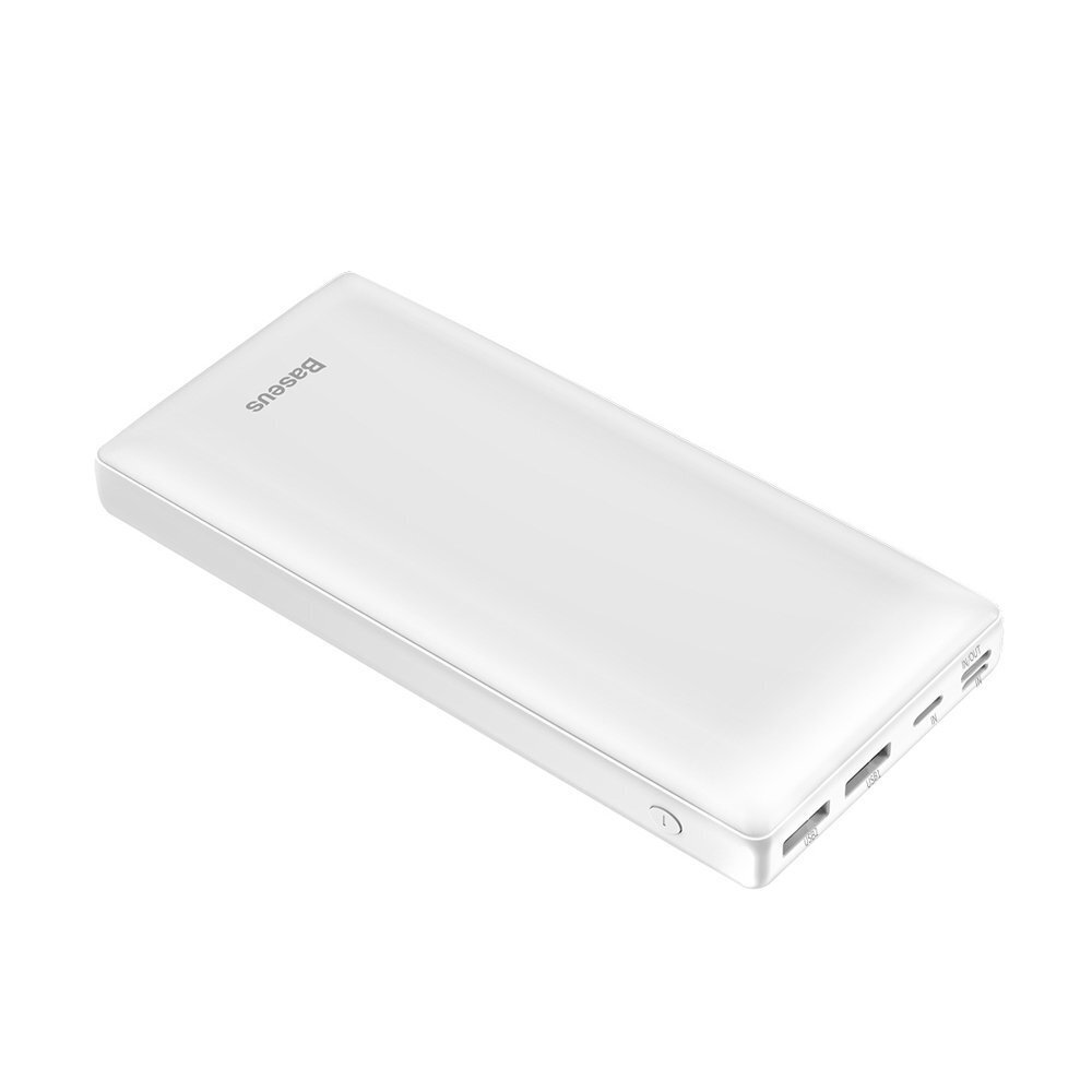 Baseus Mini JA Portatīva Baterija Ierīču Uzlādei 30000 mAh Balta cena un informācija | Lādētāji-akumulatori (Power bank) | 220.lv