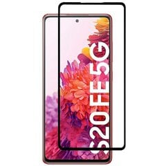Fusion Full Glue 5D Tempered Glass Aizsargstikls Pilnam Ekrānam Samsung G780 Galaxy S20 FE Melns cena un informācija | Ekrāna aizsargstikli | 220.lv