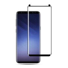 Fusion Full Glue 5D Tempered Glass Aizsargstikls Pilnam Ekrānam Samsung G960 Galaxy S9 Melns cena un informācija | Ekrāna aizsargstikli | 220.lv