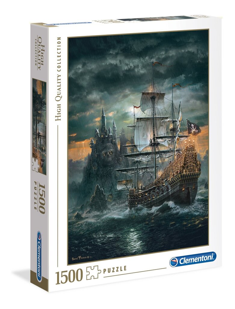 Puzle Clementoni Pirātu kuģis/The Pirates Ship, 1500 d. cena un informācija | Puzles, 3D puzles | 220.lv