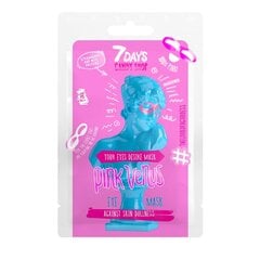 Rozā maska ādai ap acīm 7 Days Candy Shop Pink Venus, 10 g cena un informācija | Sejas maskas, acu maskas | 220.lv