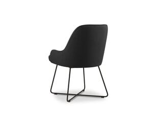 Krēsls Interieurs86 Hugo 82, melns cena un informācija | Virtuves un ēdamistabas krēsli | 220.lv