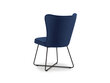 Krēsls Interieurs86 Moliere 85, zils cena un informācija | Virtuves un ēdamistabas krēsli | 220.lv