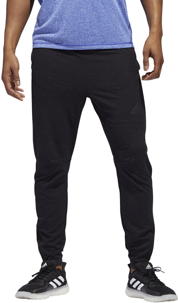 Adidas Bikses City Fleece Pnt, melnas cena un informācija | Sporta apģērbs vīriešiem | 220.lv