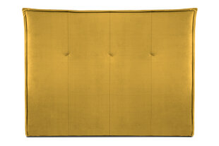 Gultas galvgalis Milo Casa Monica 180 cm, dzeltens cena un informācija | Gultas | 220.lv